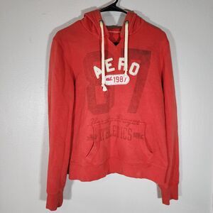 Aeropostale Red Hoodie Women's Size L